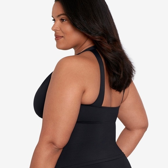 Ralph Lauren Black Halter Tankini Top 20 W Macys - Picture 3 of 10